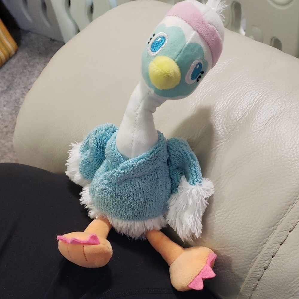 Plush Spa Swan Dog Toy